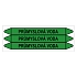 Značení potrubí, průmyslová voda,3 ks, 355 × 37 mm